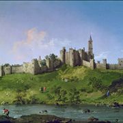 Painting of Alnwick Castle by Canaletto
