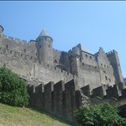 View from outside the Cité de Carcassonne