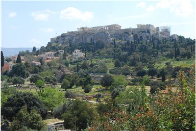 View of the Acropolis from the Agora