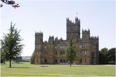 View from the grounds at Highclere Castle