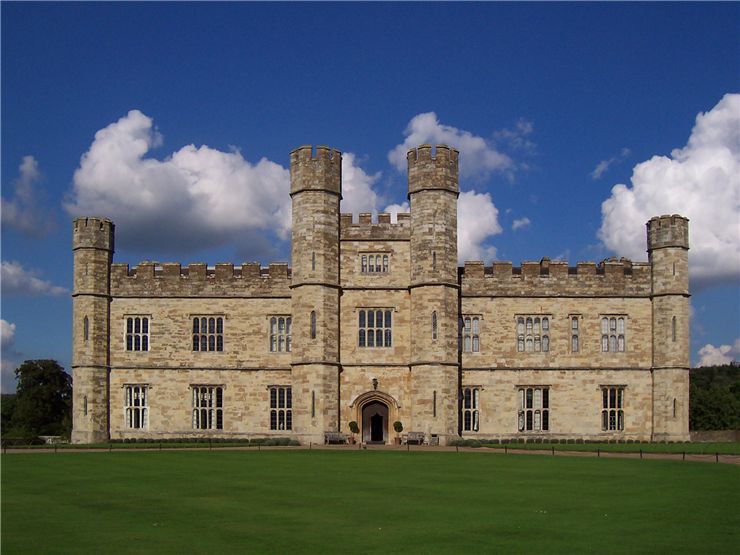Leeds Castle in the Tudor style