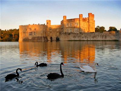 Leeds Castle at sunset