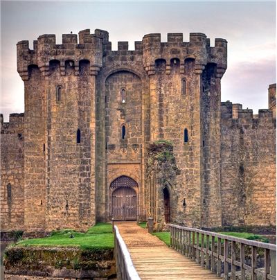 The gatehouse of Bodiam Castle