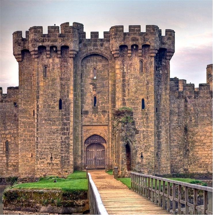 The gatehouse of Bodiam Castle