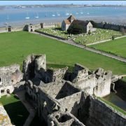 Portchester Castle, view from the tower