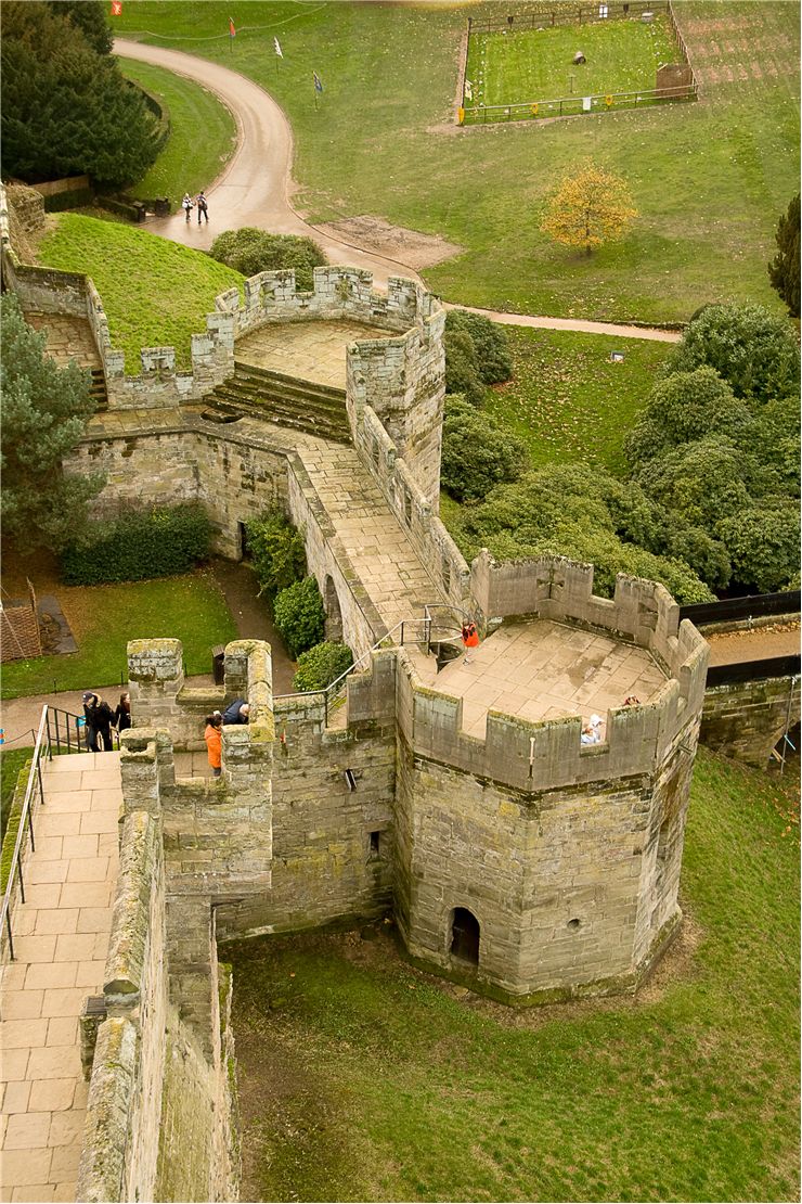 Bear and Clarence Towers from high on Guy's Tower